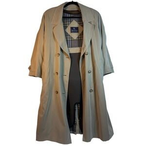 Burberry Prorsum Collection Trench Coat w/Zip In Wool Insert Women's Size 10P